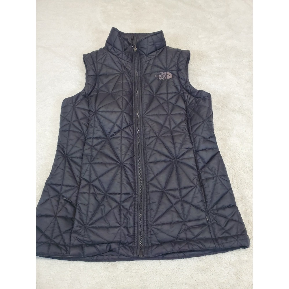 The North Face Black Quilted Puffer Tamburello Vest Women XS Gorp Casual Classic
